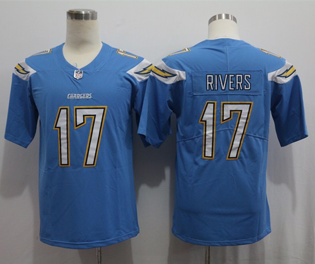 Men's Los Angeles Chargers Philip Rivers #17 Blue Jersey